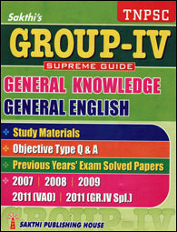 TNPSC GROUP IV General Knowledge, General English